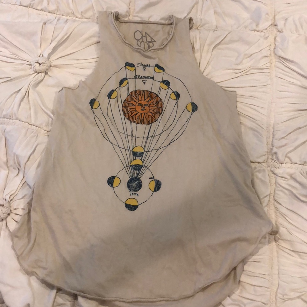 Chaser brand. Medium. Celestial design moon/sun